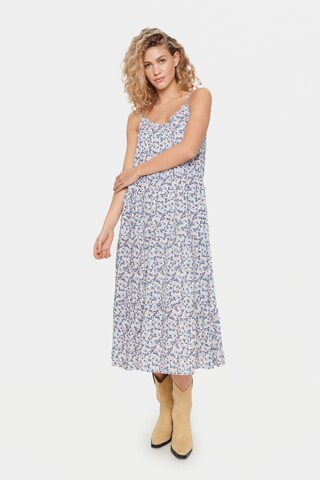 Robe 'Eda' SAINT TROPEZ en bleu : devant