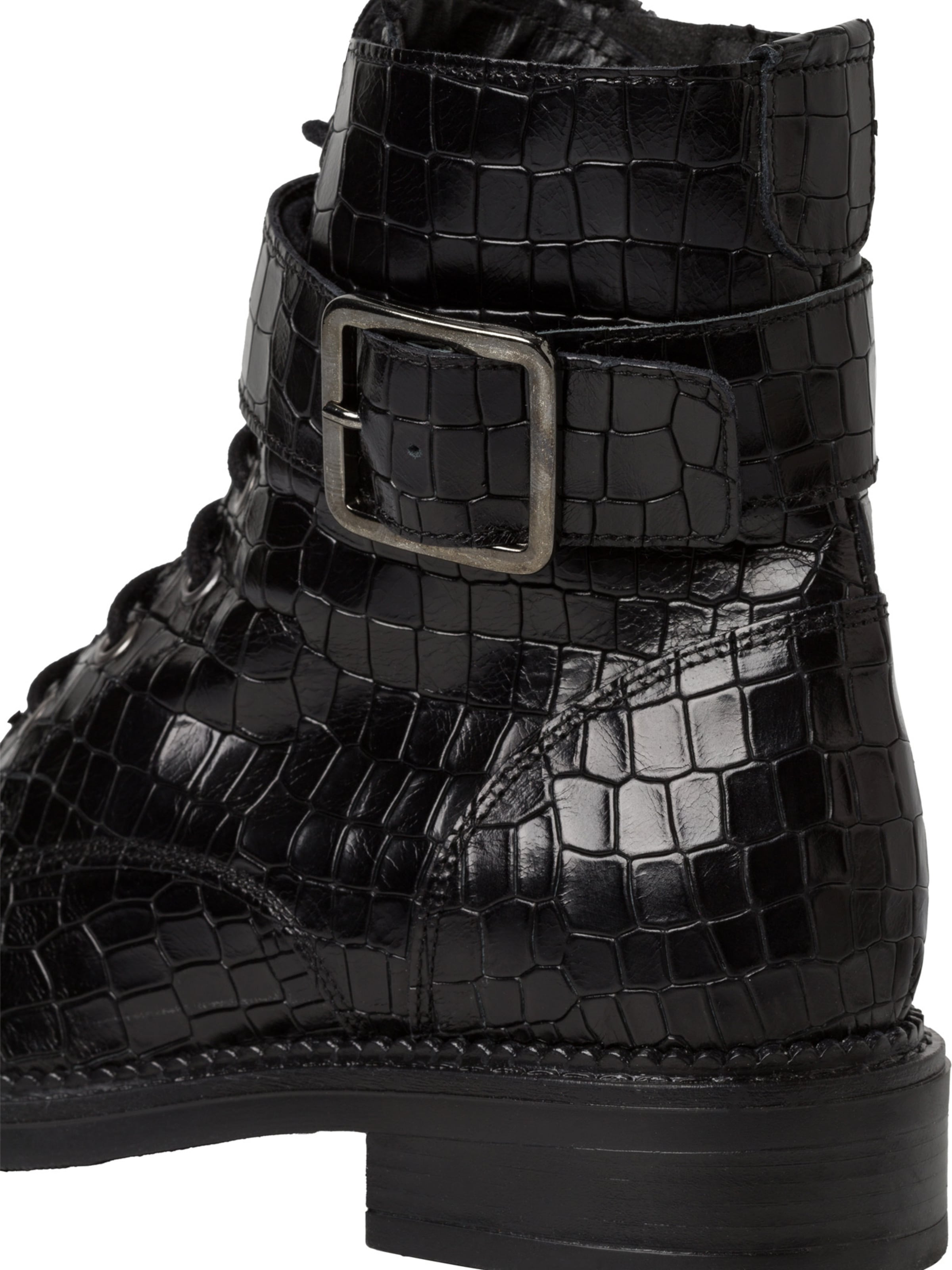 Tamaris - Botim com fivela em preto