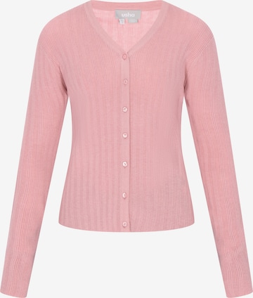 Usha - Cárdigan en rosa: frente