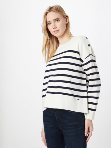 Pull-over 'BLUE' Pepe Jeans en blanc : devant