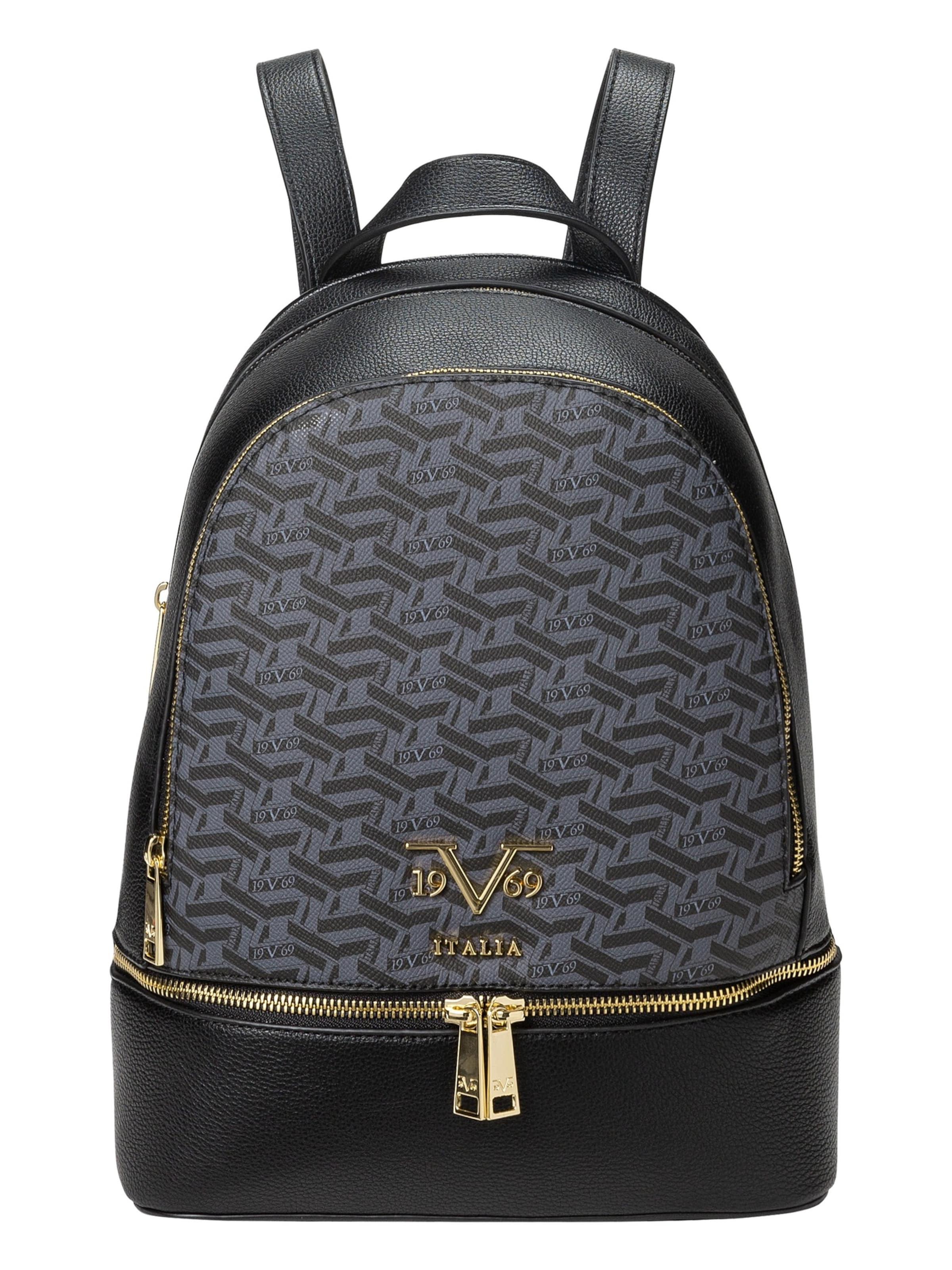 19V69 ITALIA Раница 'Robi AOP' в сиво: отпред