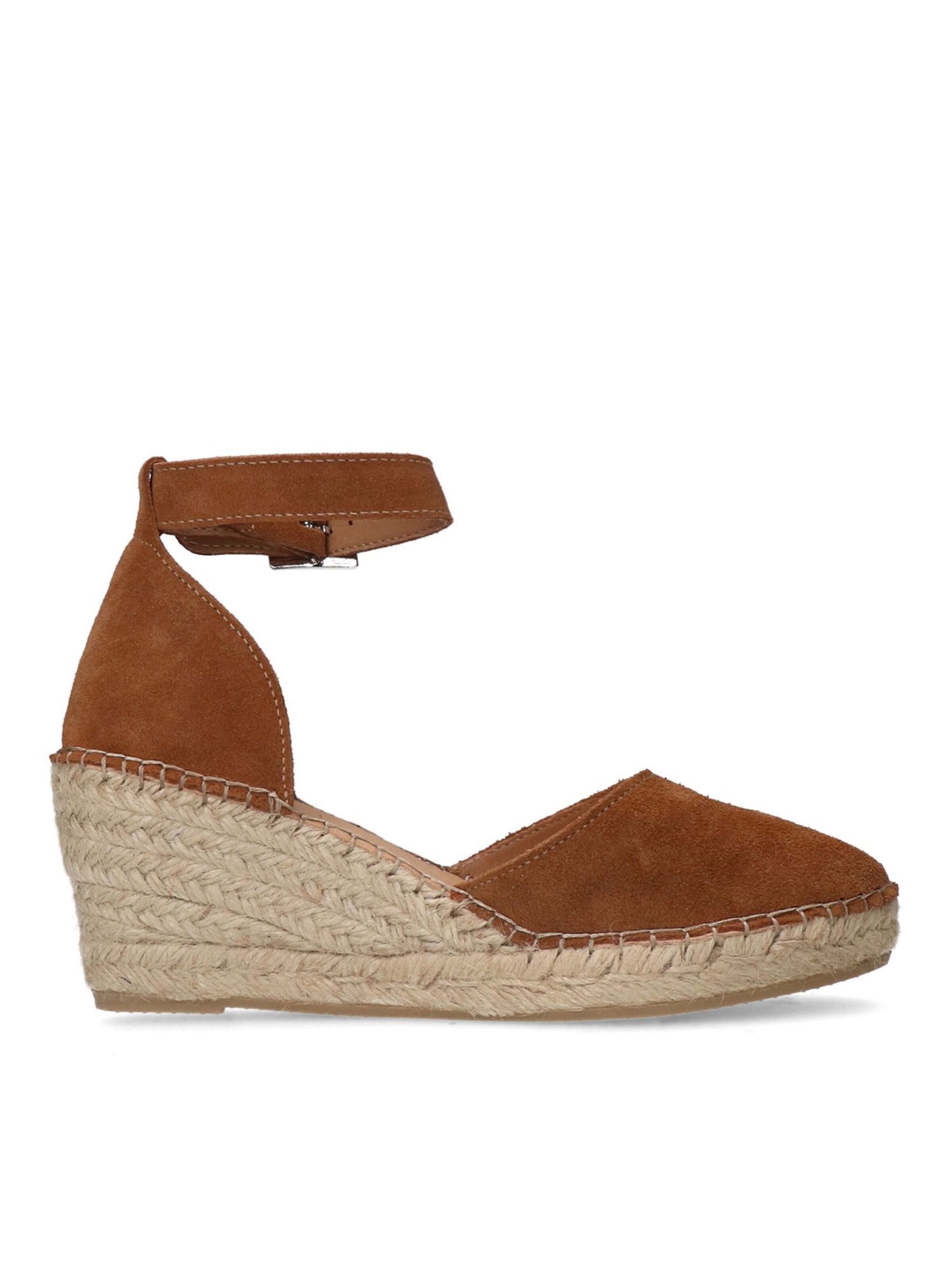 MANFIELD Sandale in Braun