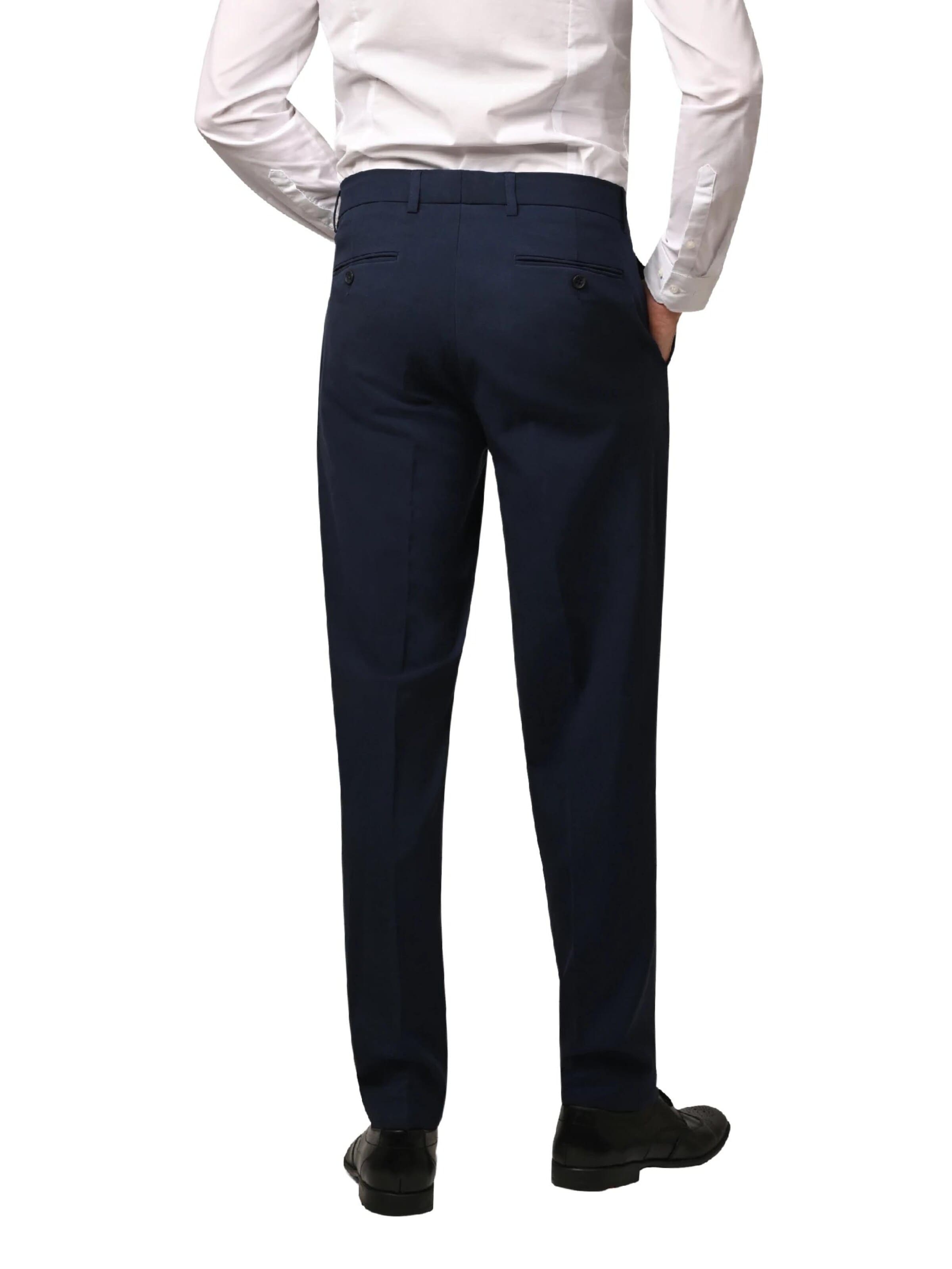 Hirschthal Regular Trousers with creases in Blue
