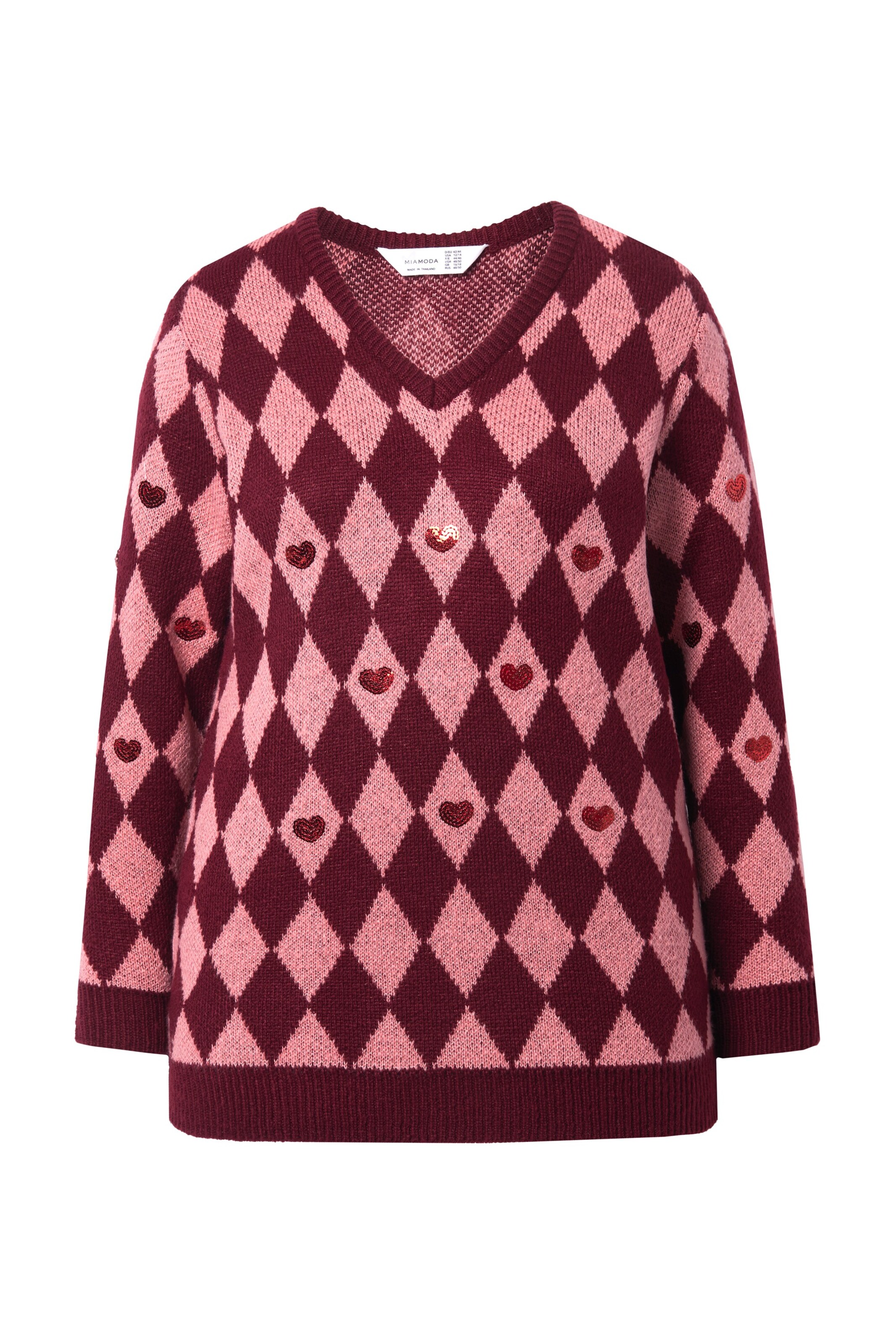 MIAMODA Pullover in Rot: Vorderseite