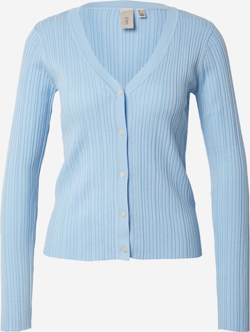 Y.A.S Cardigan 'EASE' i blå: forside