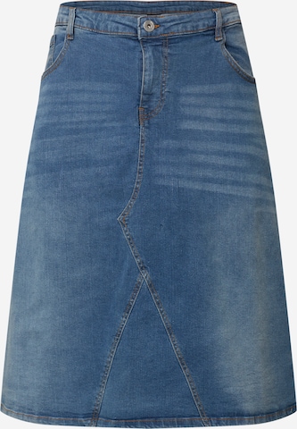 Zizzi Skirt 'JGABIJA' in Blue: front