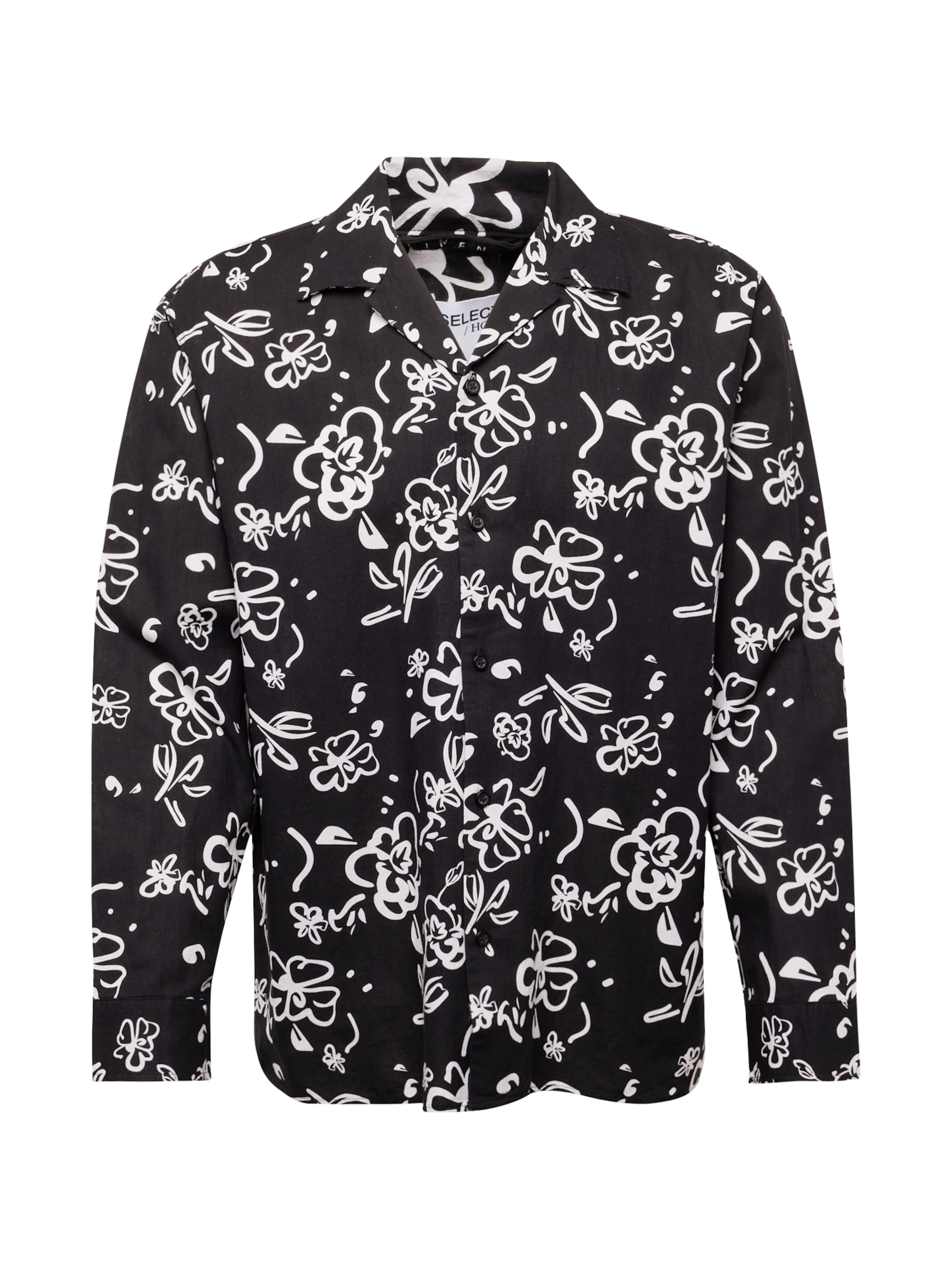 SELECTED Skjorte i sort: forside