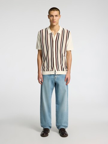 Vestes en maille 'SLHMattis' SELECTED HOMME en blanc