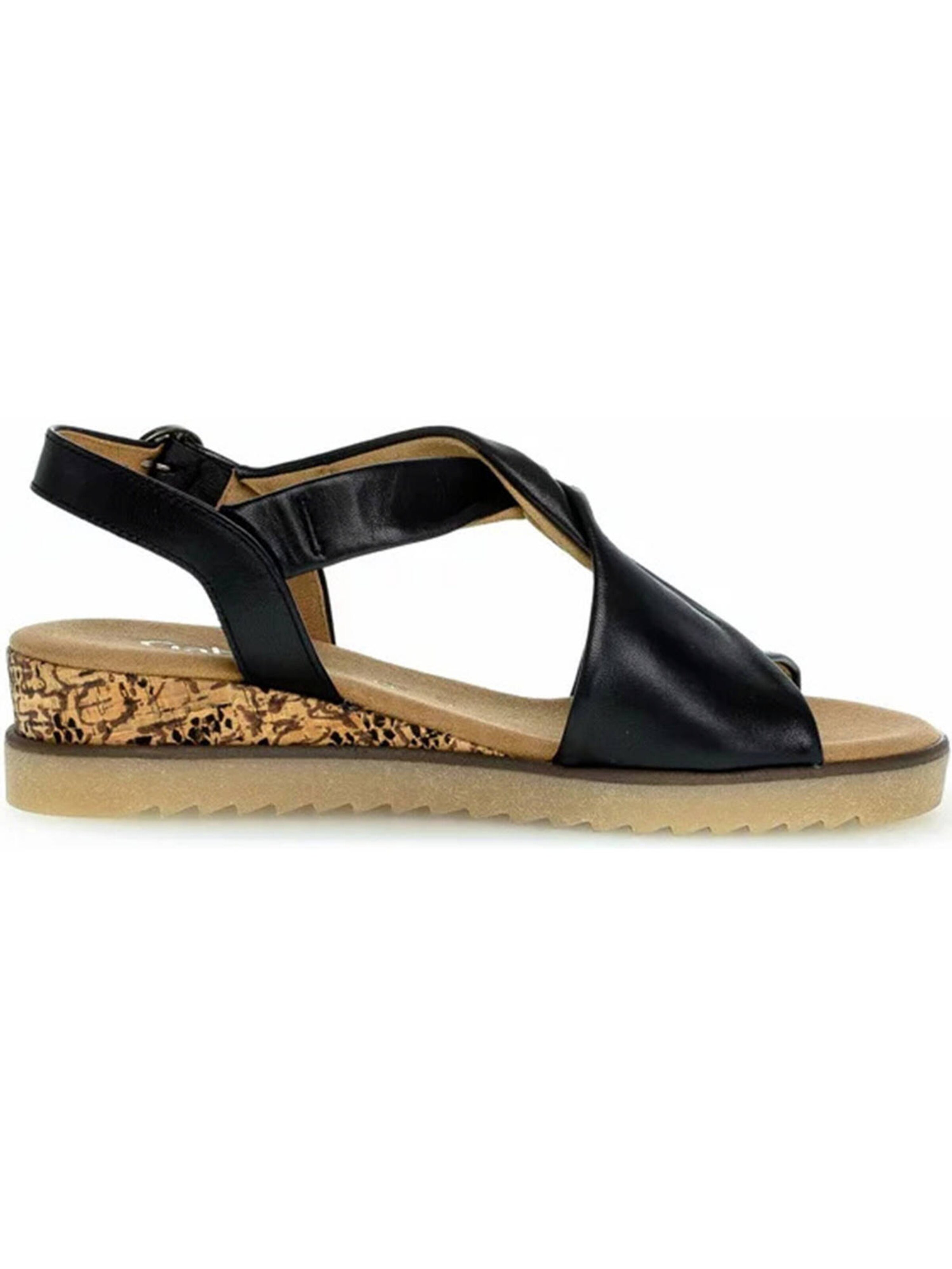 GABOR Sandale in Schwarz