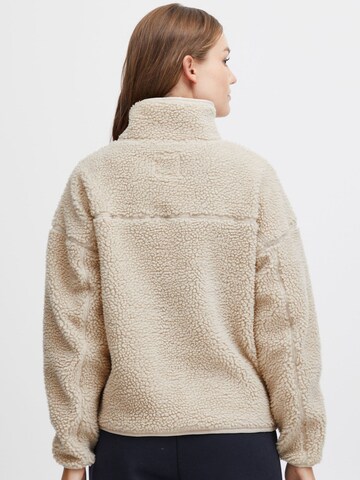 Oxmo Fleece jacket 'Tonje' in Grey