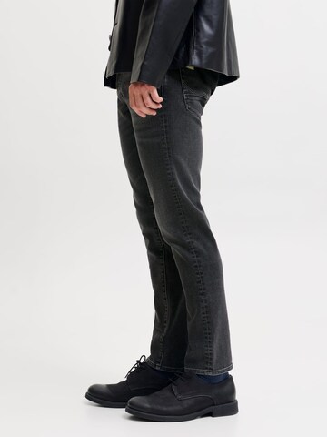 JACK & JONES Baggy Jeans 'Glenn' in Zwart