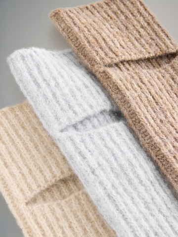 The Set - Luvas sem dedos em bege