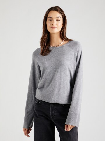 PIECES Sweater 'PCSIA' in Grey: front