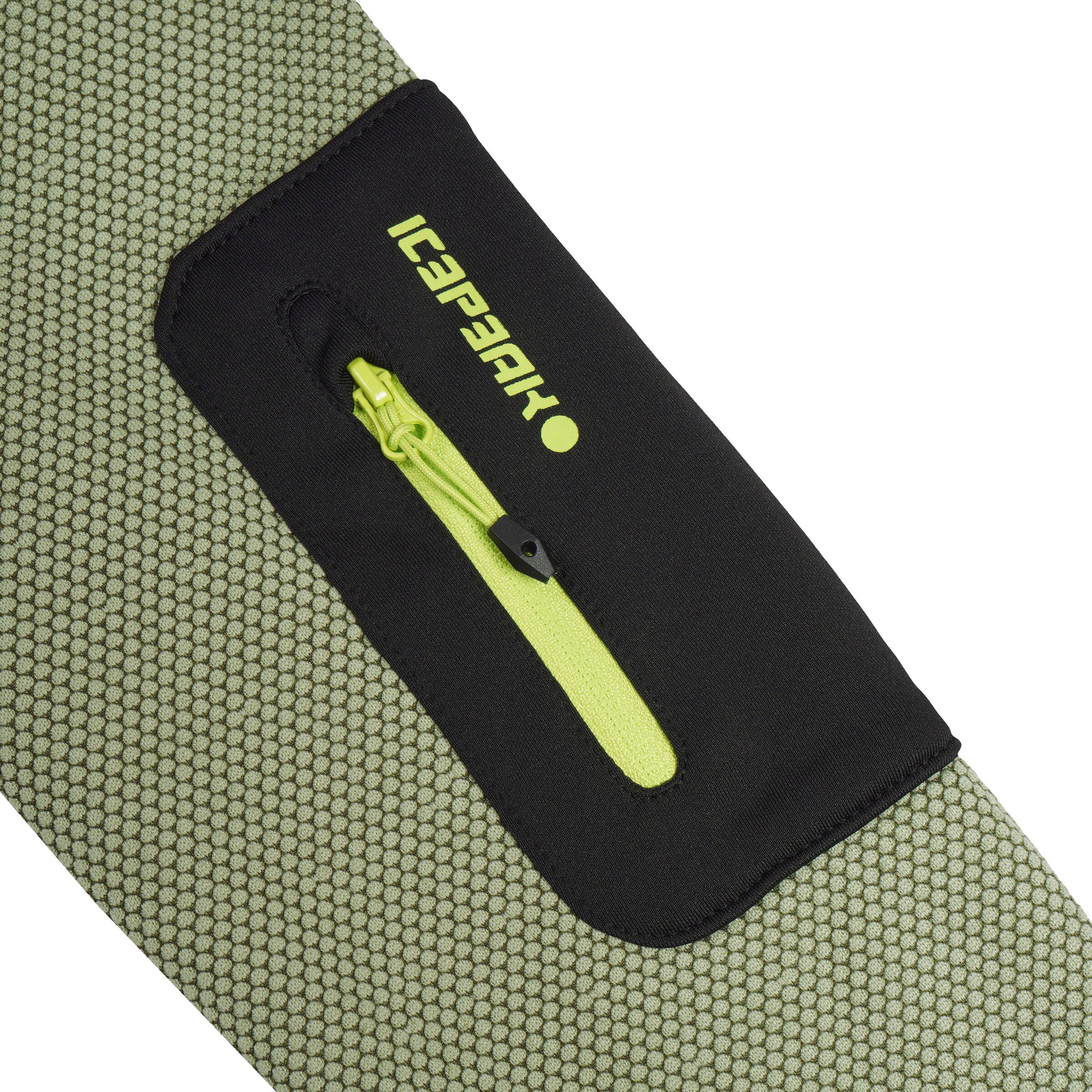 ICEPEAK Athletic Fleece Jacket in Green