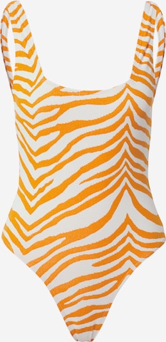 BeckSöndergaard Bralette Swimsuit 'Ella' in Orange: front