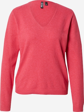 PIECES Sweater 'PCBREE' in Pink: front
