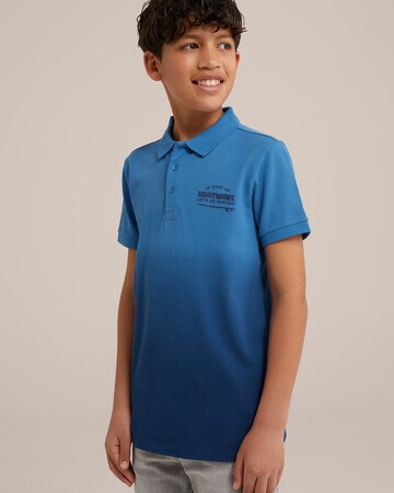 WE Fashion Shirt in Blauw: voorkant