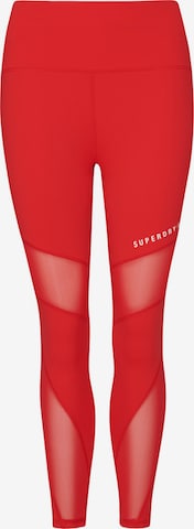 Superdry Workout Pants in Red: front