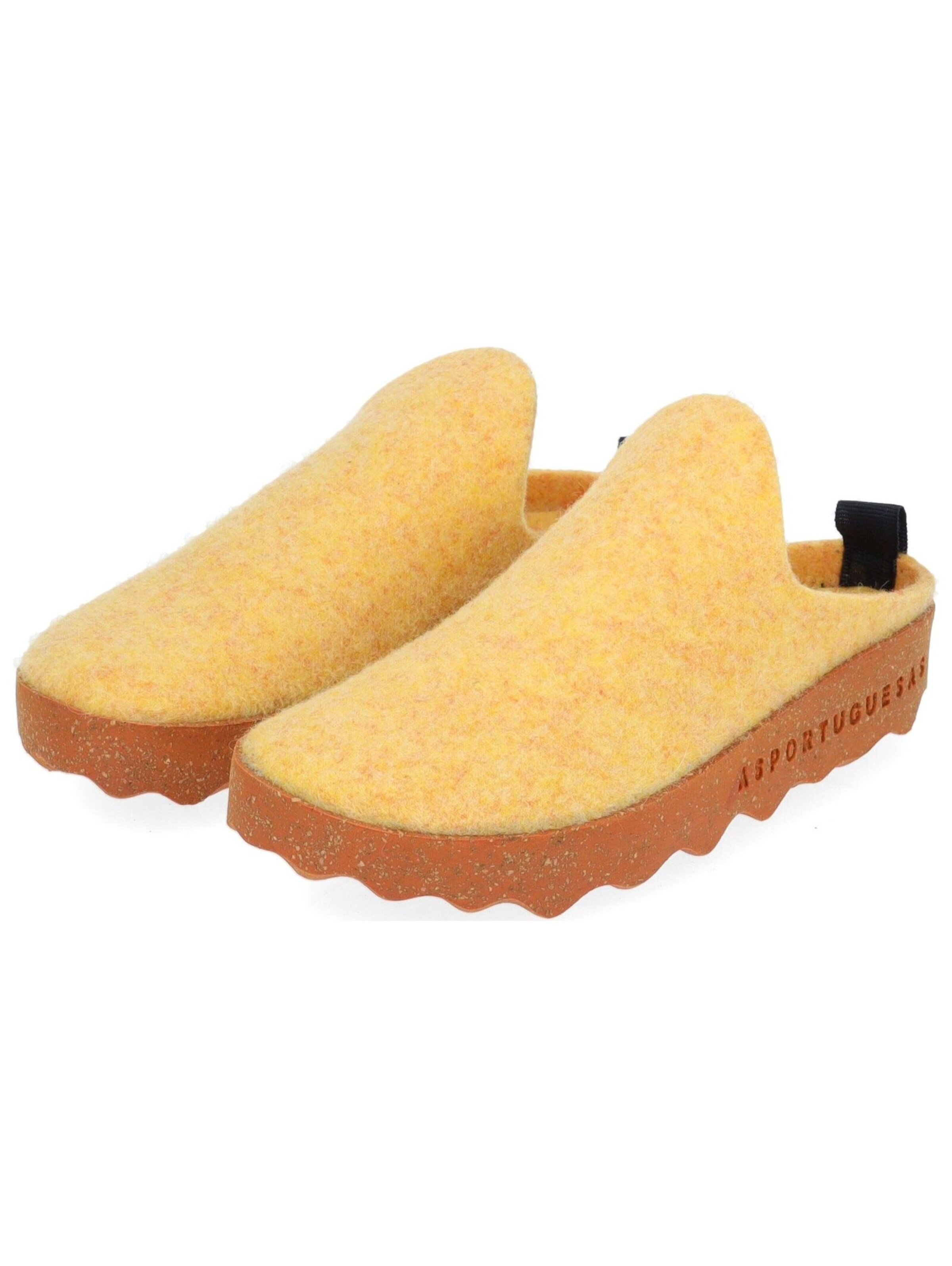 Asportuguesas Hausschuh in Gelb