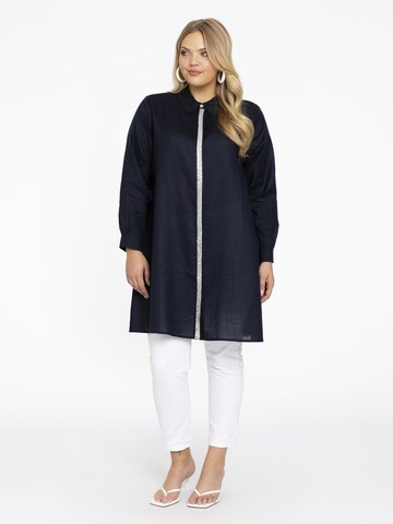 YOEK Bluse in Blau