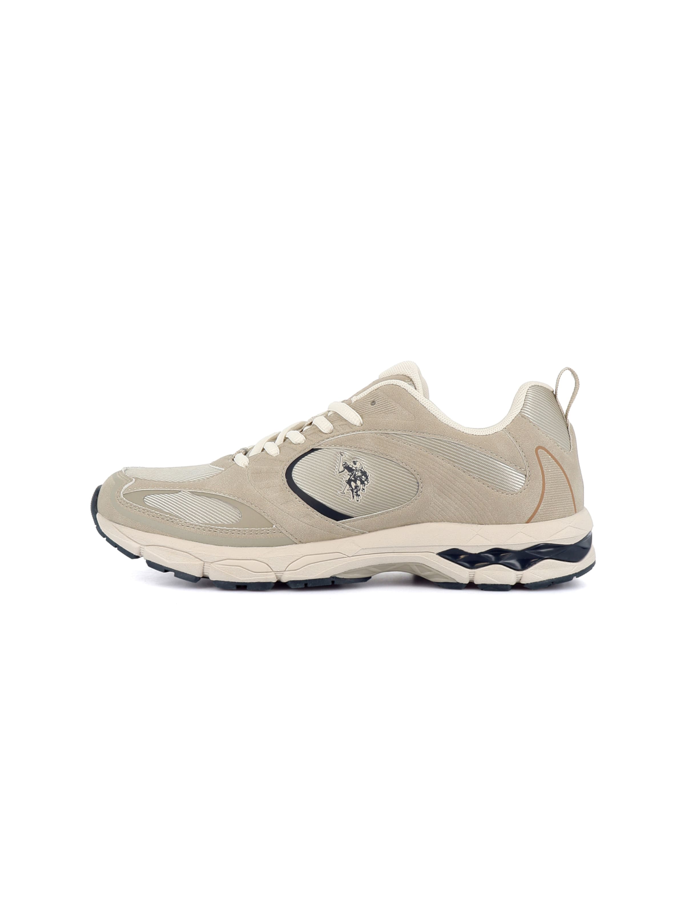 Baskets basses 'Swift' US POLO ASSN. en beige : devant