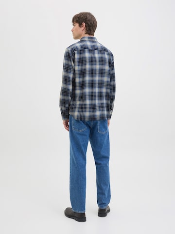 JJ Rebel Comfort fit Overhemd 'JREBJETT' in Blauw