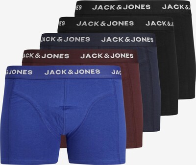 JACK & JONES Boxers 'Black Friday' en bleu marine / bleu roi / brun foncé / noir, Vue avec produit