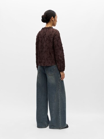 Chemisier 'OBJKARLI' OBJECT en marron