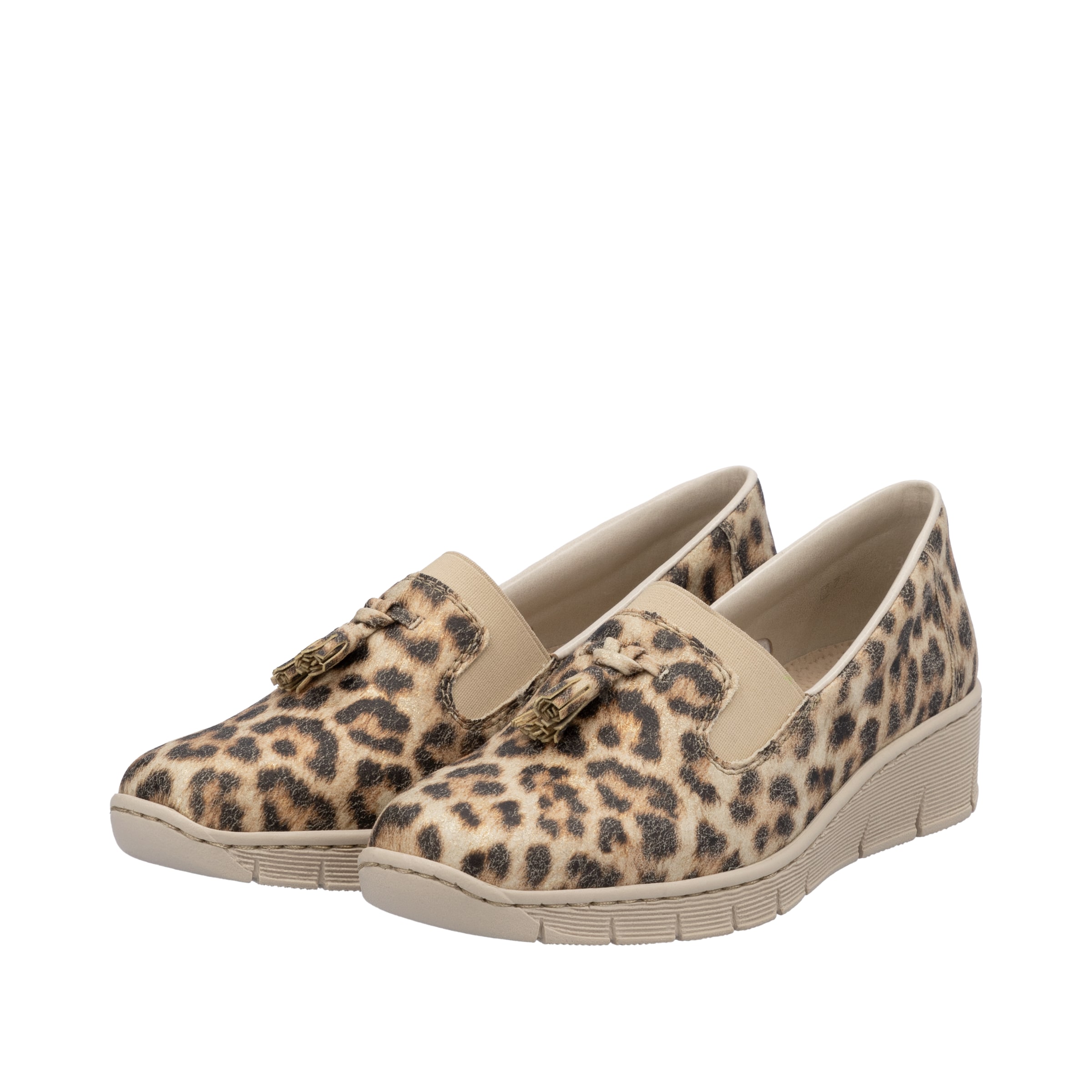 Rieker Classic Flats in Beige