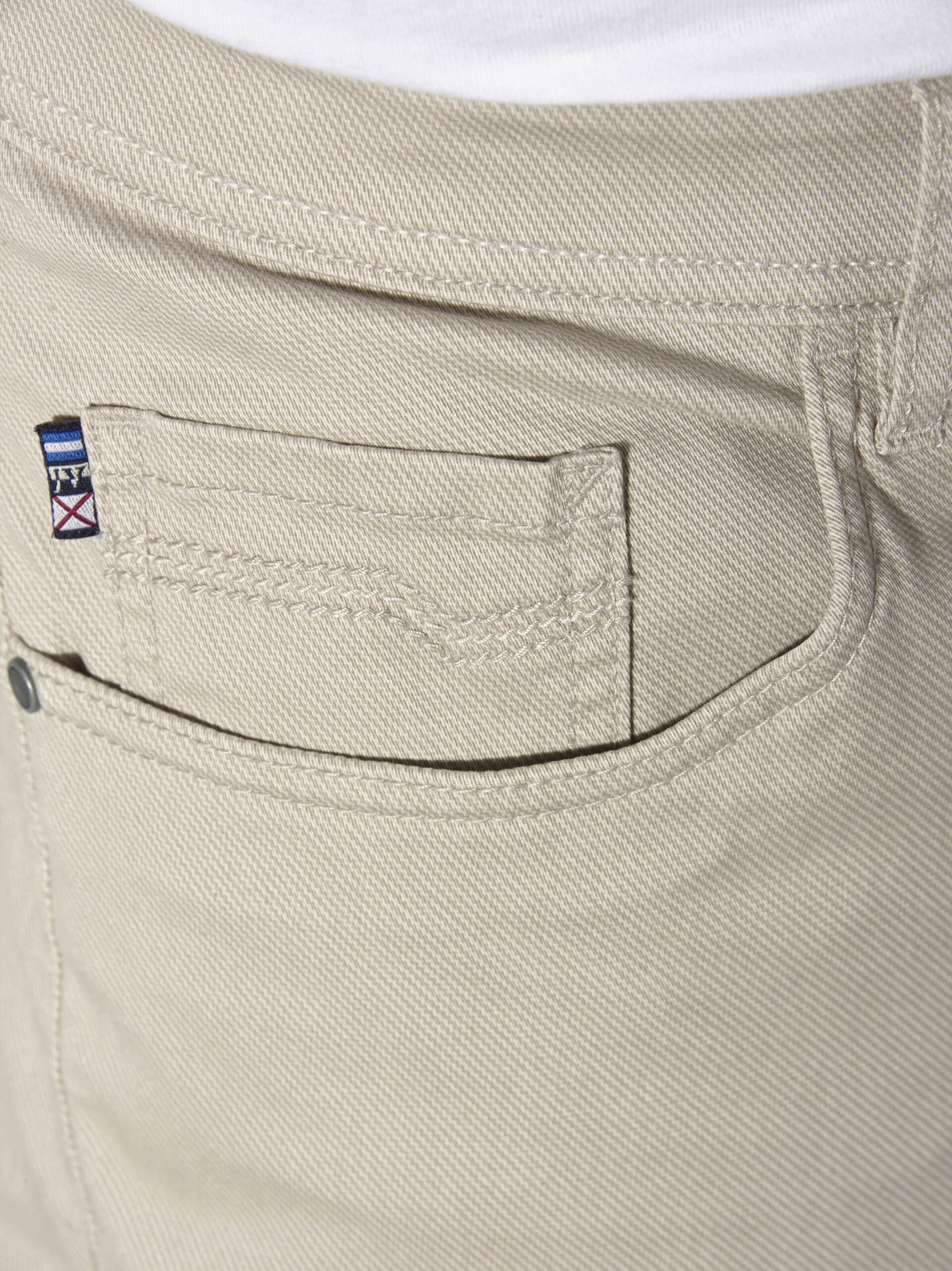 Jan Vanderstorm Loose fit Pants ' Bronker ' in White