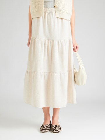 VILA - Falda en beige: frente