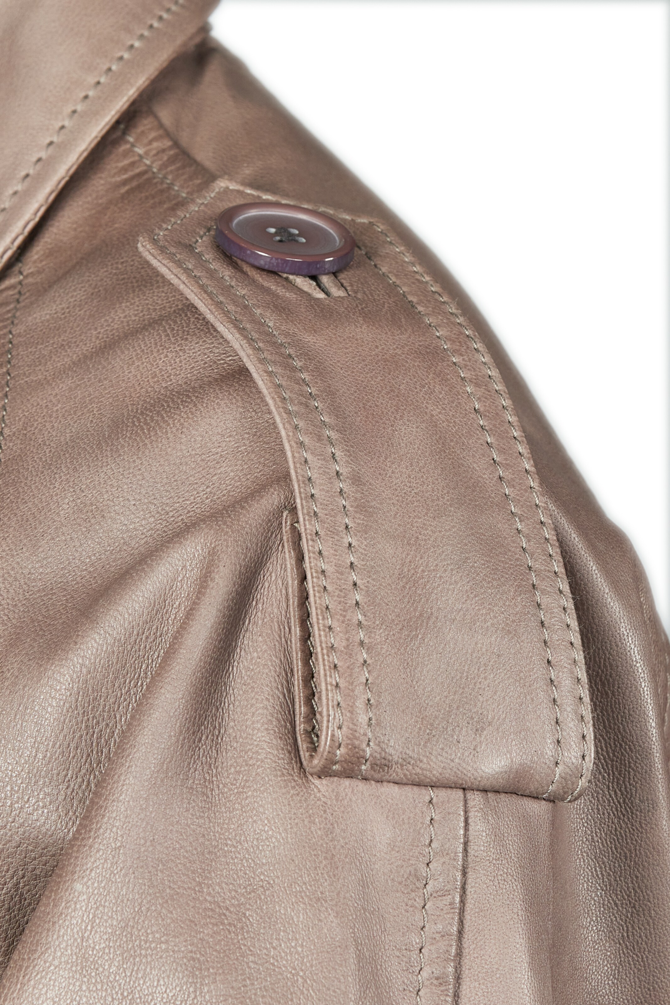 Apple of Eden Ledermantel AOE-145 in Braun