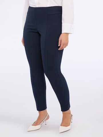 Skinny Pantalon Fiorella Rubino en bleu