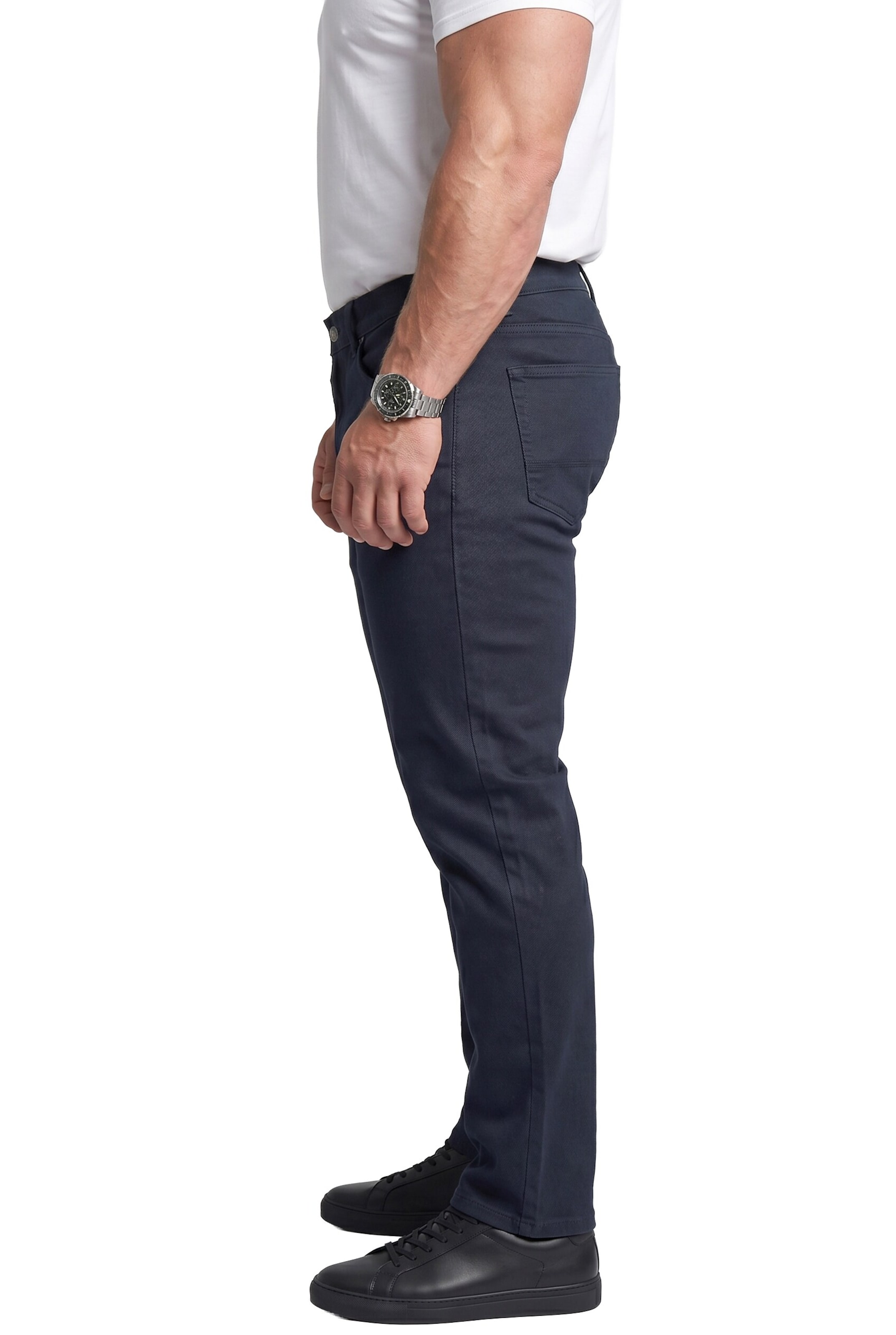 Men Plus Regular Jeans in Blau