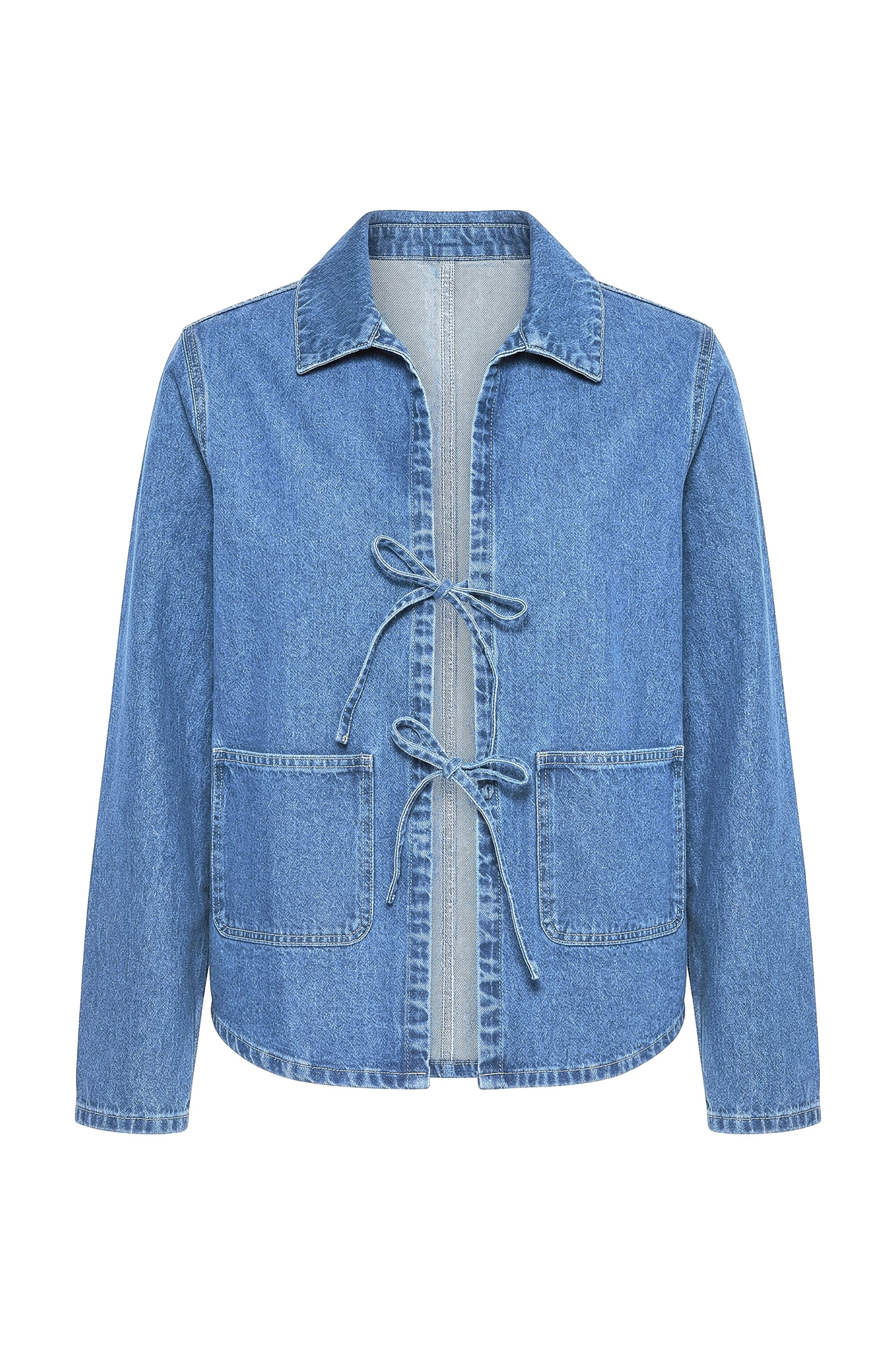 Studio Untold Übergangsjacke in Blau: Vorderseite