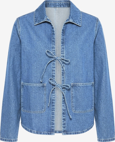 Studio Untold Übergangsjacke in M-L in blue denim, Produktansicht
