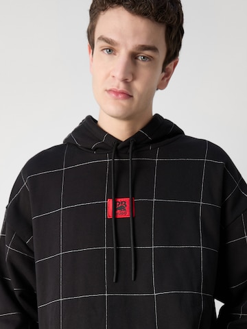 HUGO Sweatshirt 'Dally' in Schwarz