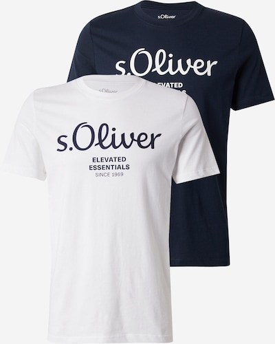 Marškinėliai iš s.Oliver, spalva – tamsiai mėlyna / balta, Prekių apžvalga