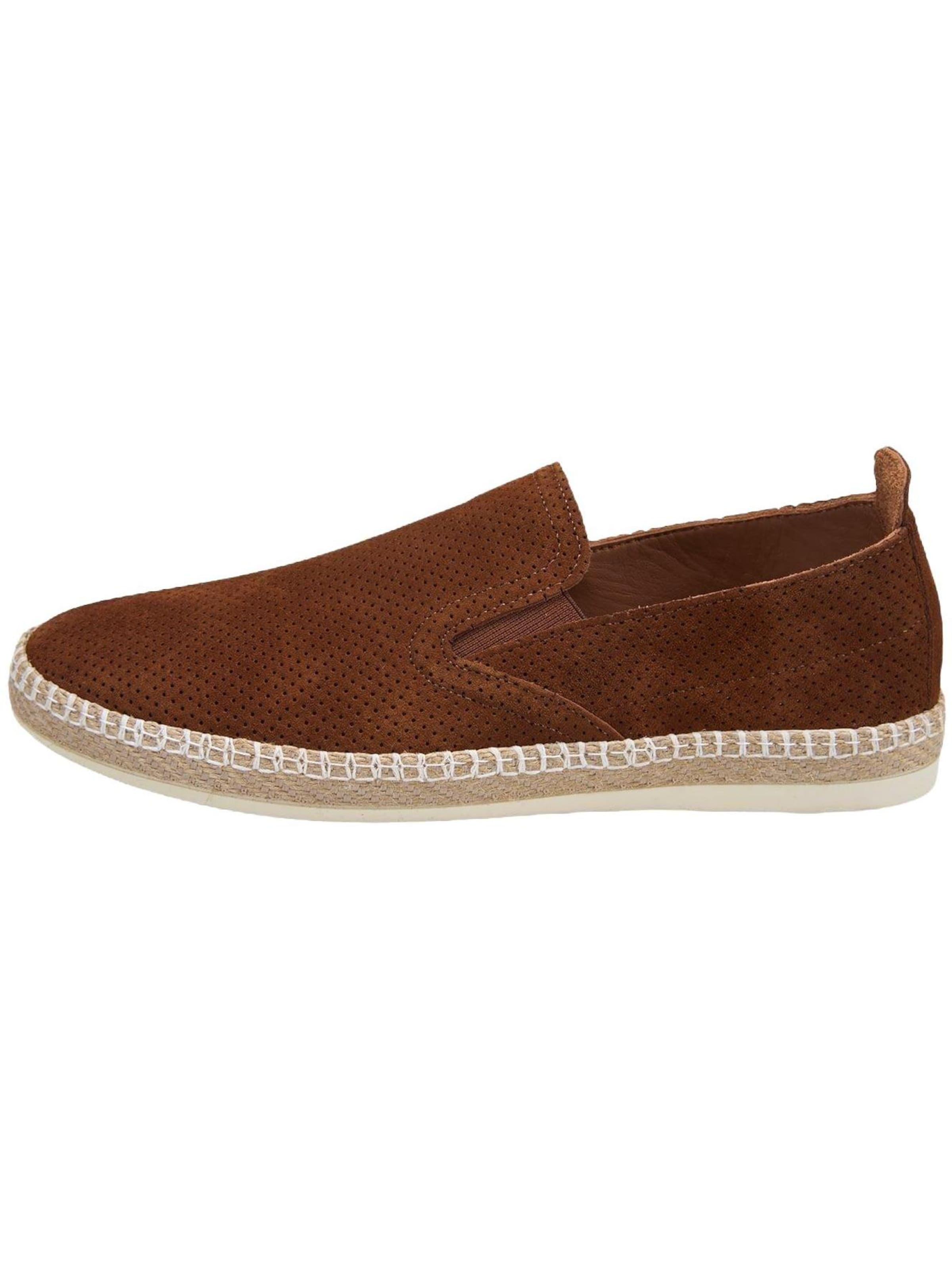 Desa Classic Flats 'Slip-Ons' in Brown