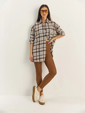 Skinny Leggings di Bianco Lucci in marrone