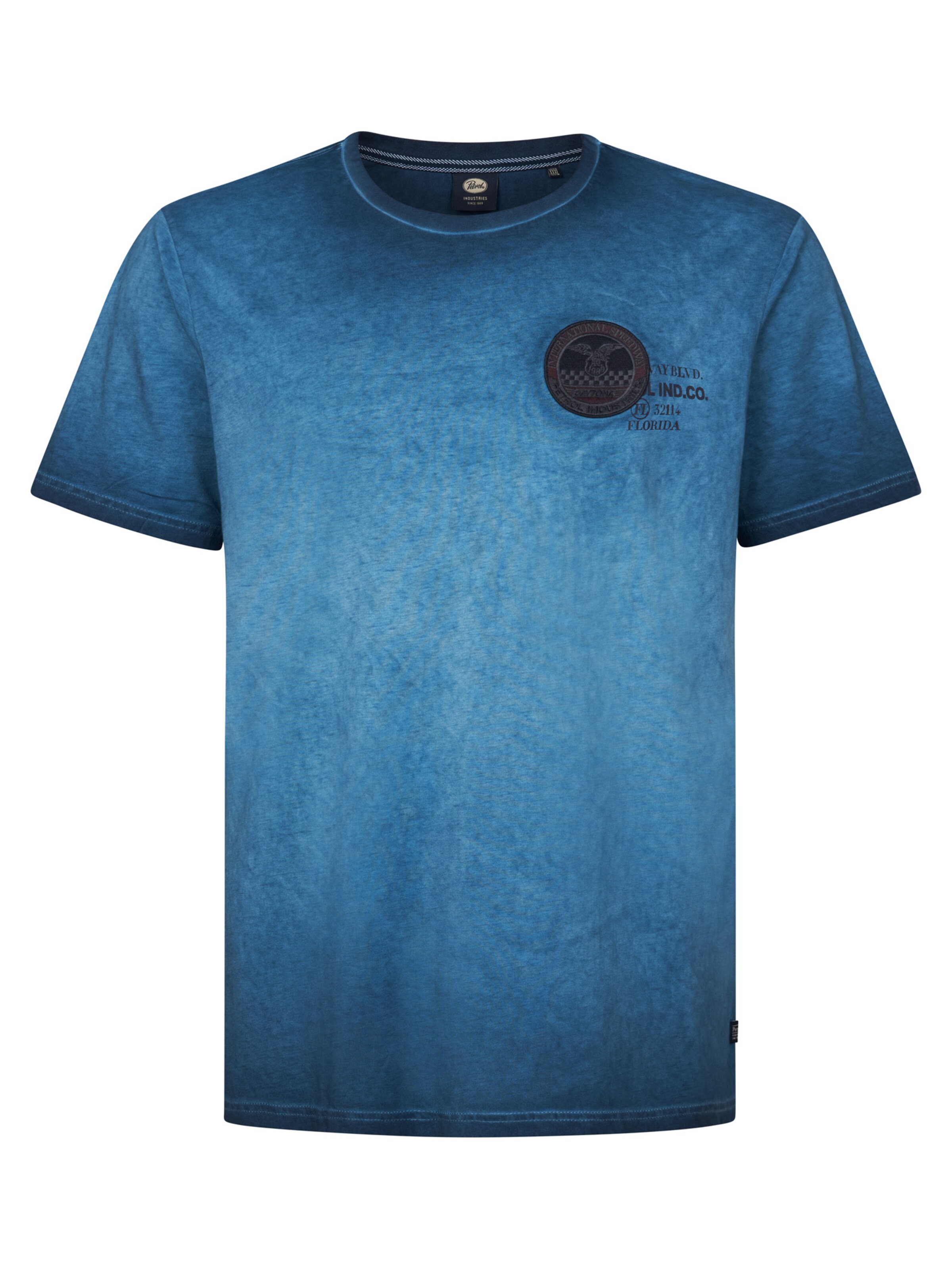 Petrol Industries Тениска 'Starfish' в синьо: отпред