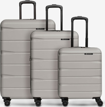 Franky Suitcase Set 'Munich 4.0 ' in Grey: front