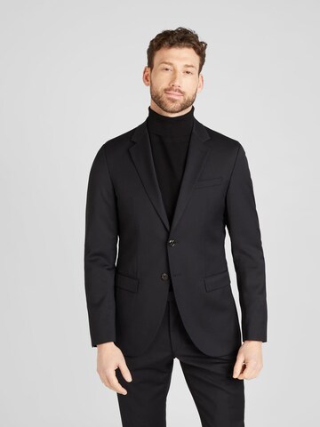 JOOP! - Ajuste regular Chaqueta saco 'Damon' en negro: frente