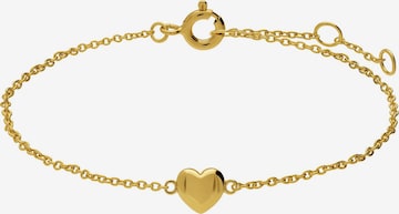 Lucardi Bracelet 'Minimalistisch' in Gold: front