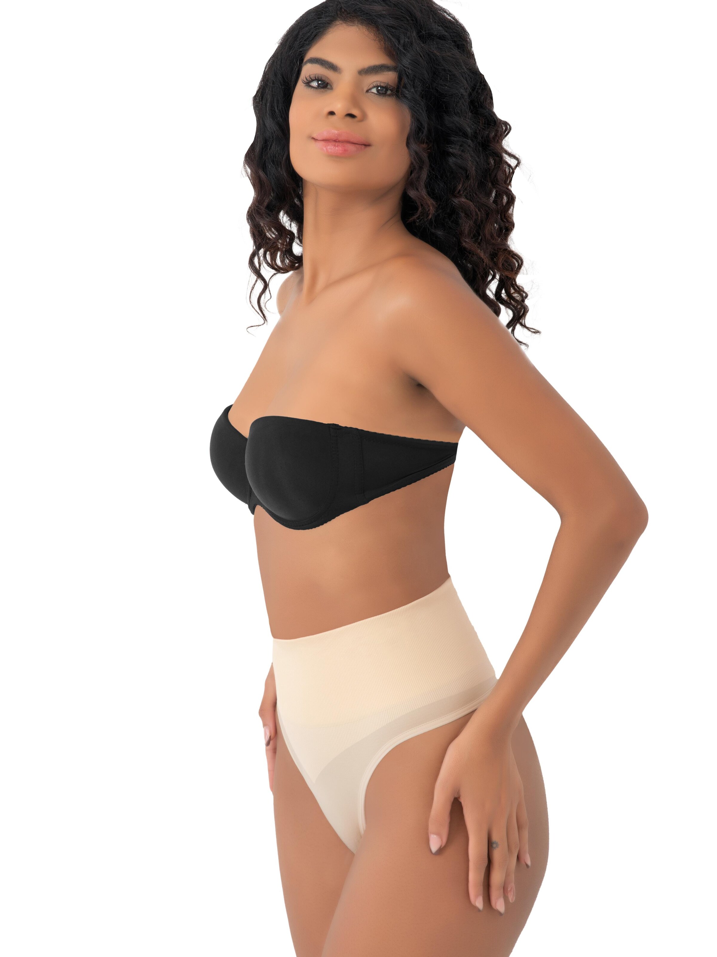 Slip modellante 'ShapeCurve' di fashionshowcase in beige