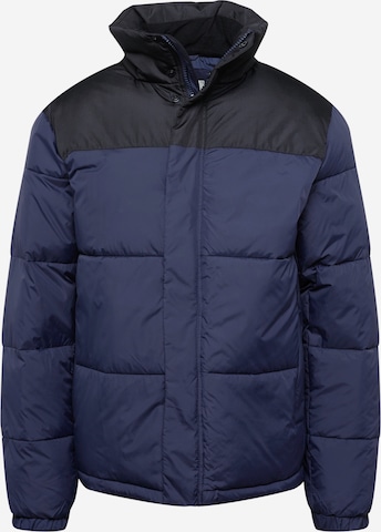 !Solid Winterjas in Blauw: voorkant