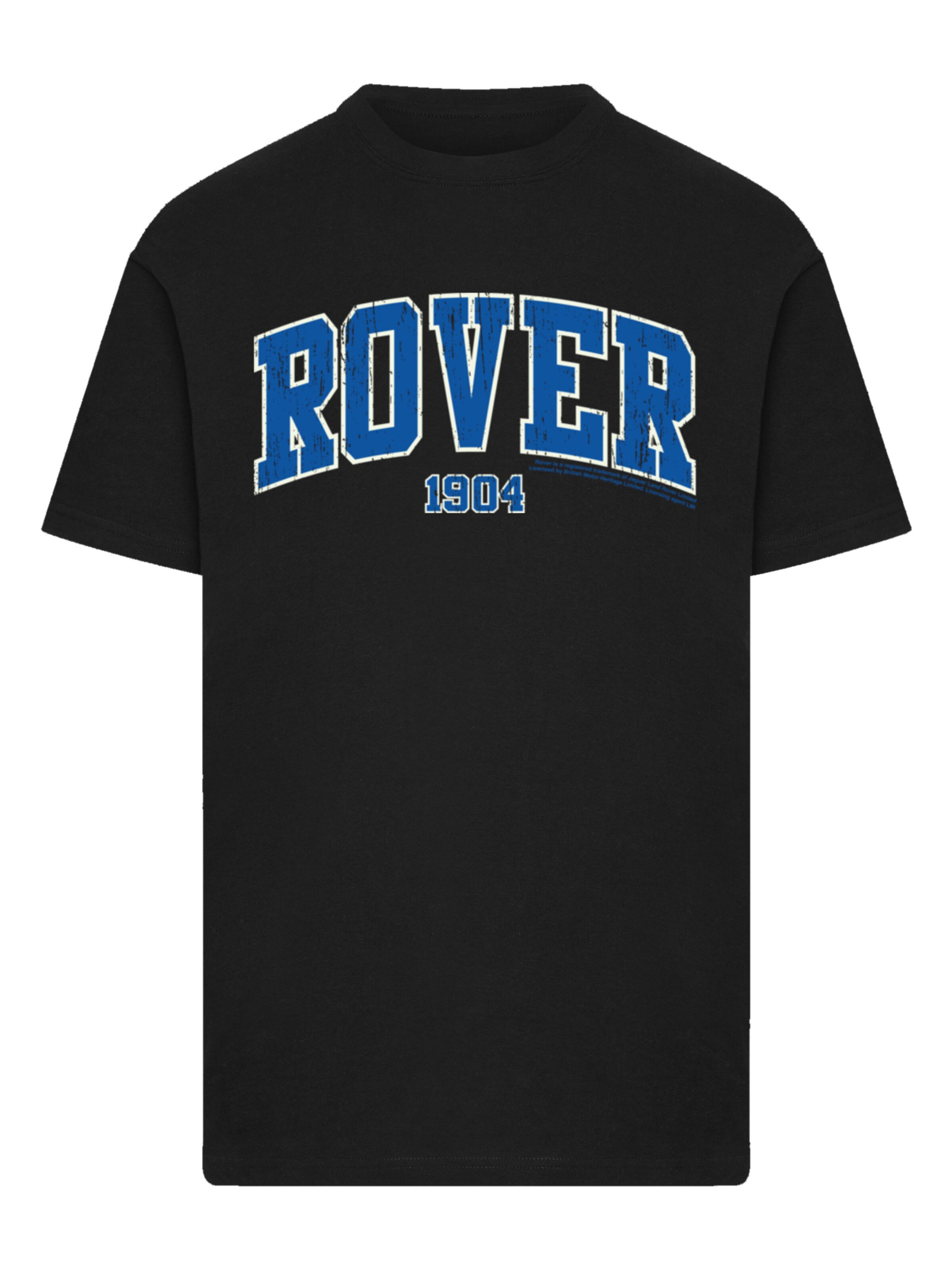 F4NT4STIC Shirt 'British Motor Heritage Rover Car 1904 College' in Black: front