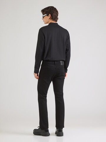 melns Karl Lagerfeld Standarta Džinsi 'JACK'