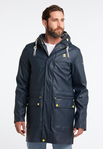 Schmuddelwedda Weatherproof jacket in Blue: front