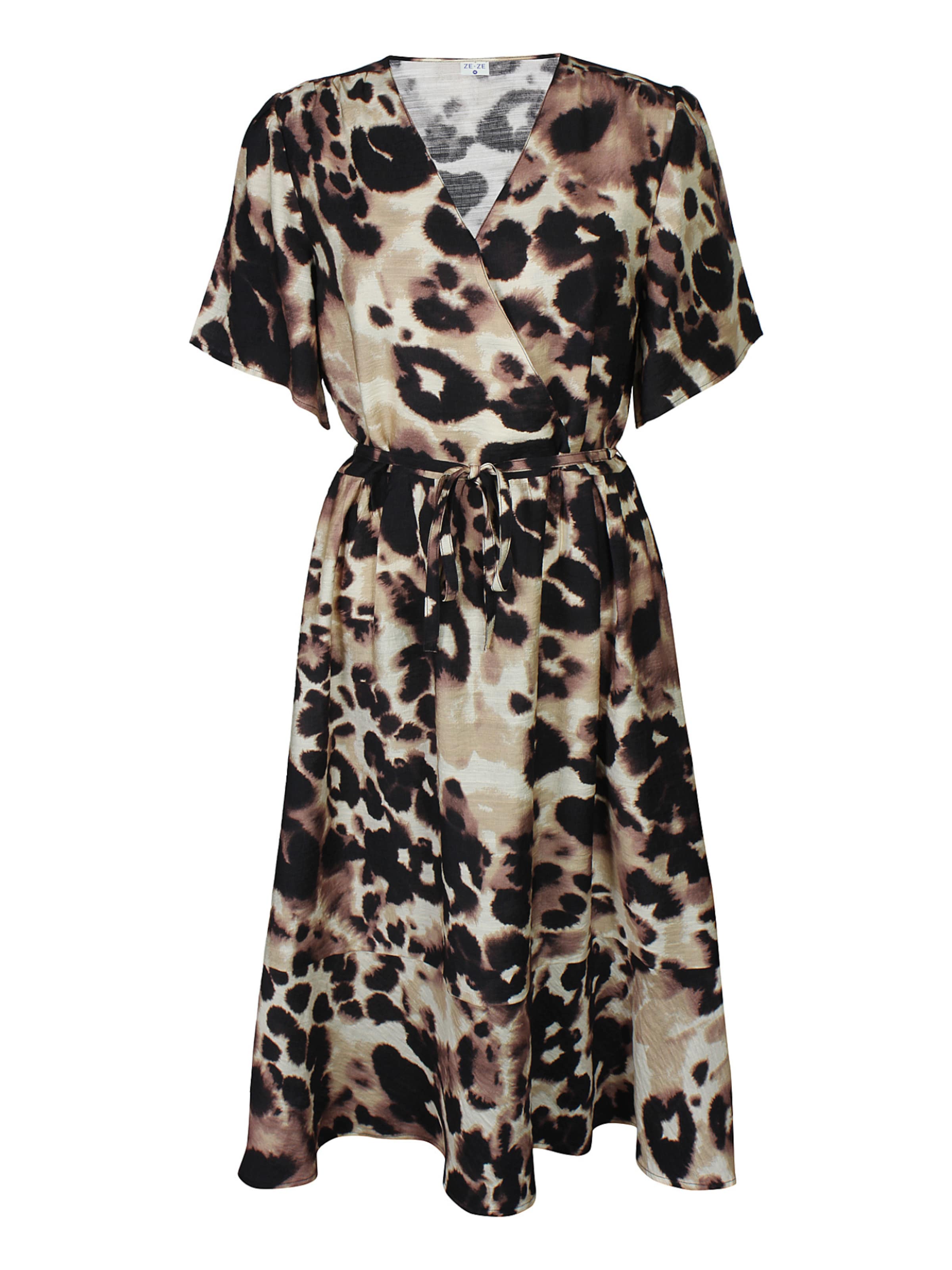 ze-ze Dress 'Dagmar 078' in Brown: front